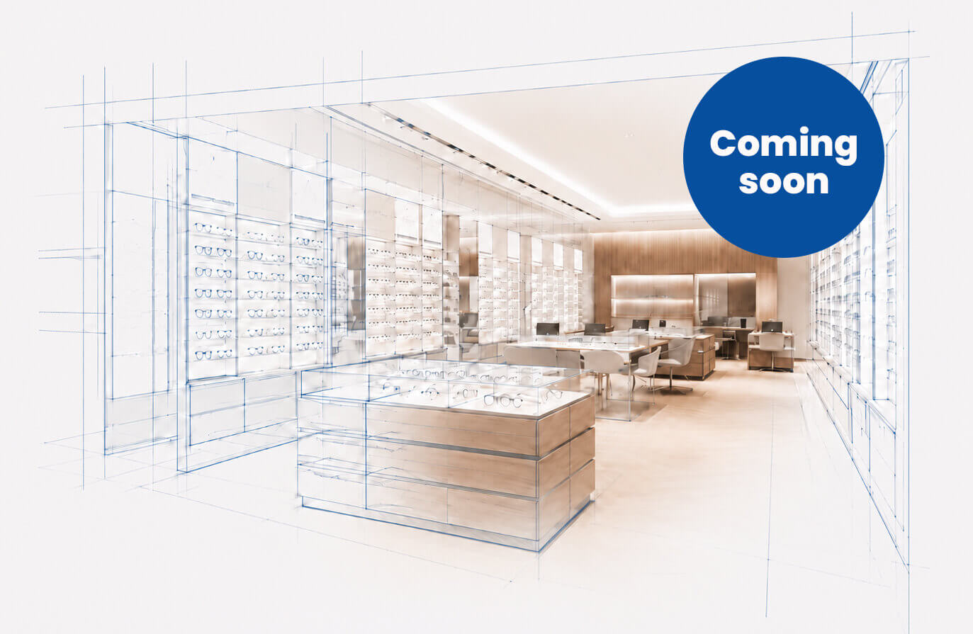 Ankündigungsgrafik 'Coming soon' für neue Apollo Flagshipstores.